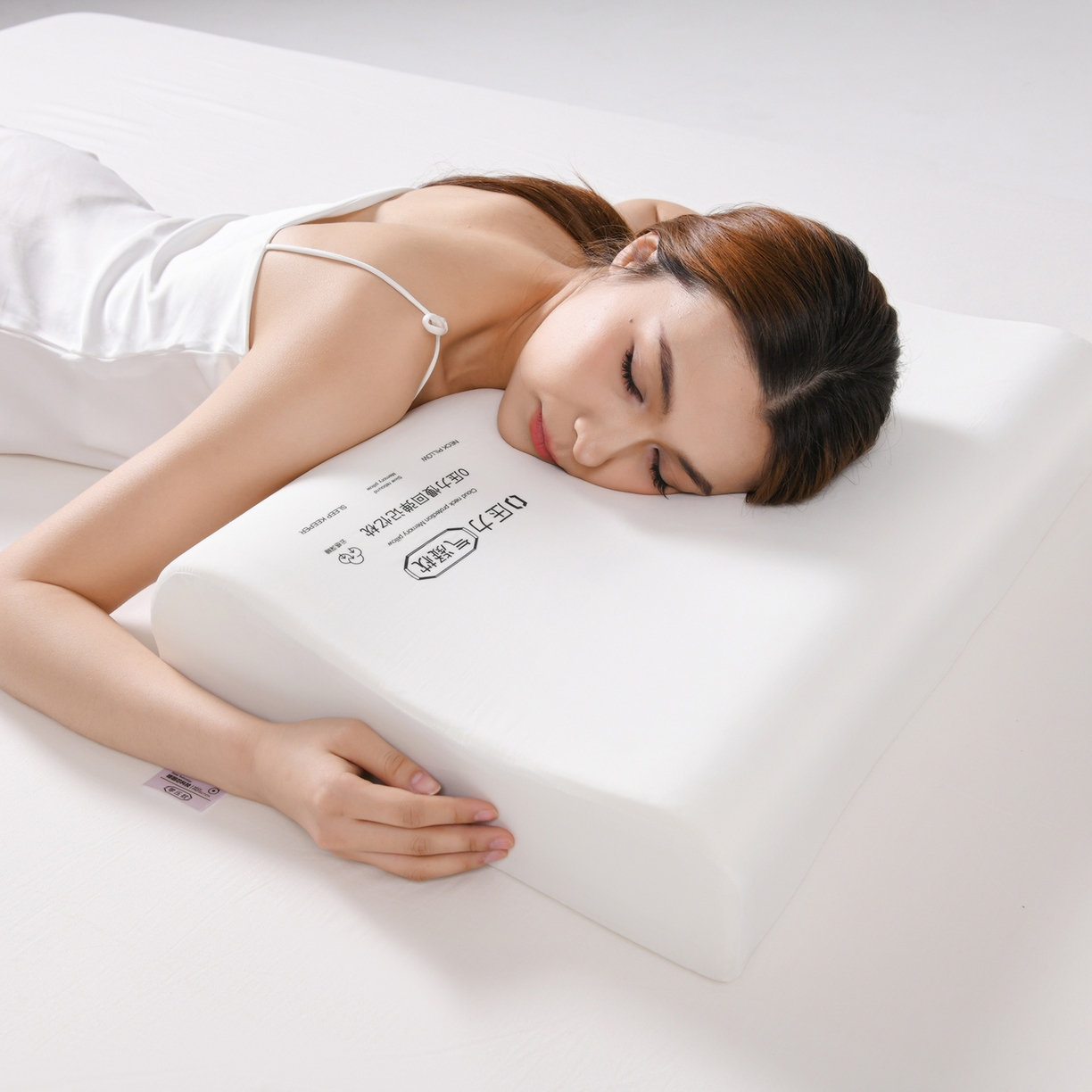 91家纺网 家纺一手货源 找家纺 （总）优芯选 2026新款零压力慢回弹记忆枕深睡记忆棉护颈波浪枕枕头枕芯