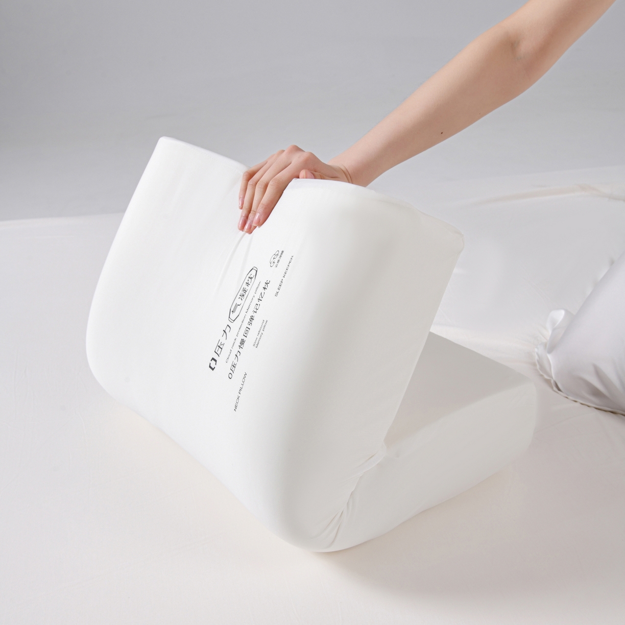 91家纺网 家纺一手货源 找家纺 优芯选 2026新款零压力慢回弹记忆枕深睡记忆棉护颈波浪枕枕头枕芯 零压力慢回弹记忆枕 30*50cm/只