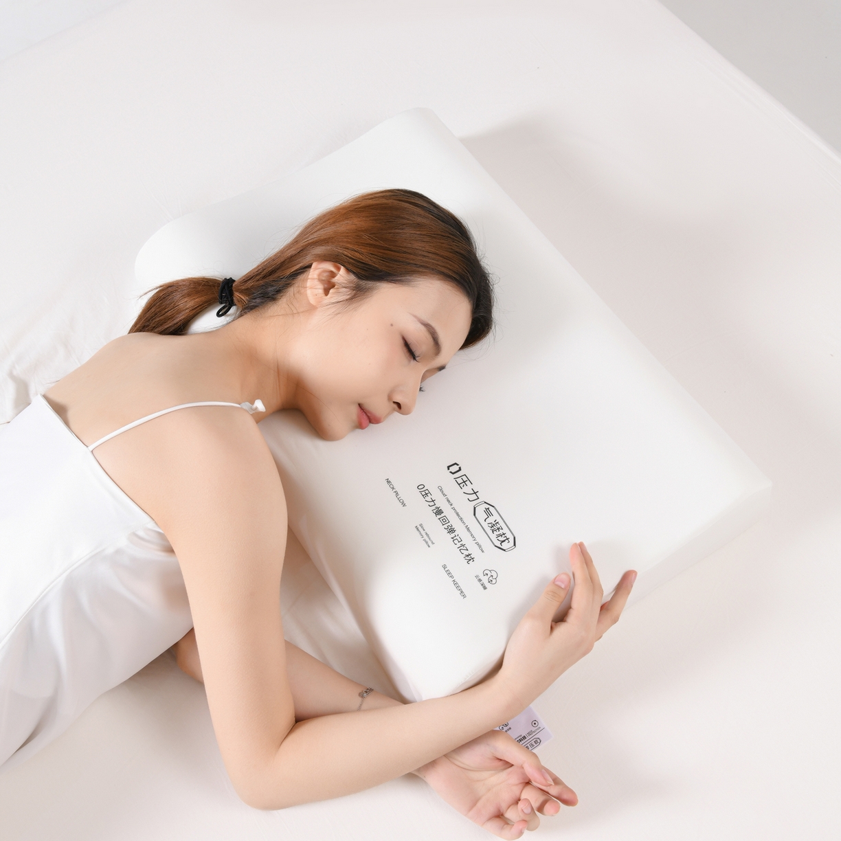 91家纺网 家纺一手货源 找家纺 优芯选 2026新款零压力慢回弹记忆枕深睡记忆棉护颈波浪枕枕头枕芯 零压力慢回弹记忆枕 40*60cm/只