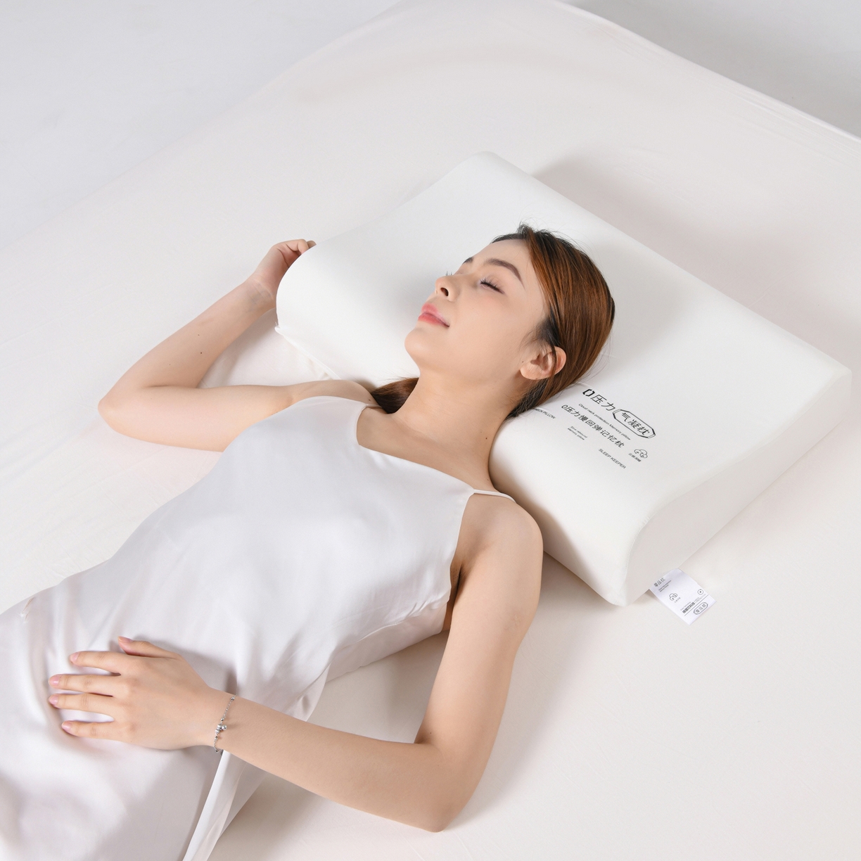 91家纺网 家纺一手货源 找家纺 优芯选 2026新款零压力慢回弹记忆枕深睡记忆棉护颈波浪枕枕头枕芯 零压力慢回弹记忆枕 40*60cm/只