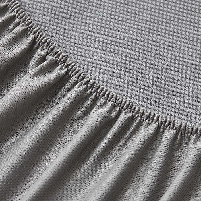 91家纺网 家纺一手货源 找家纺 库里梦家纺 2026新款轻奢高克重复合PE高分子凉席床笠三件套-简卉 简卉-灰色床笠款