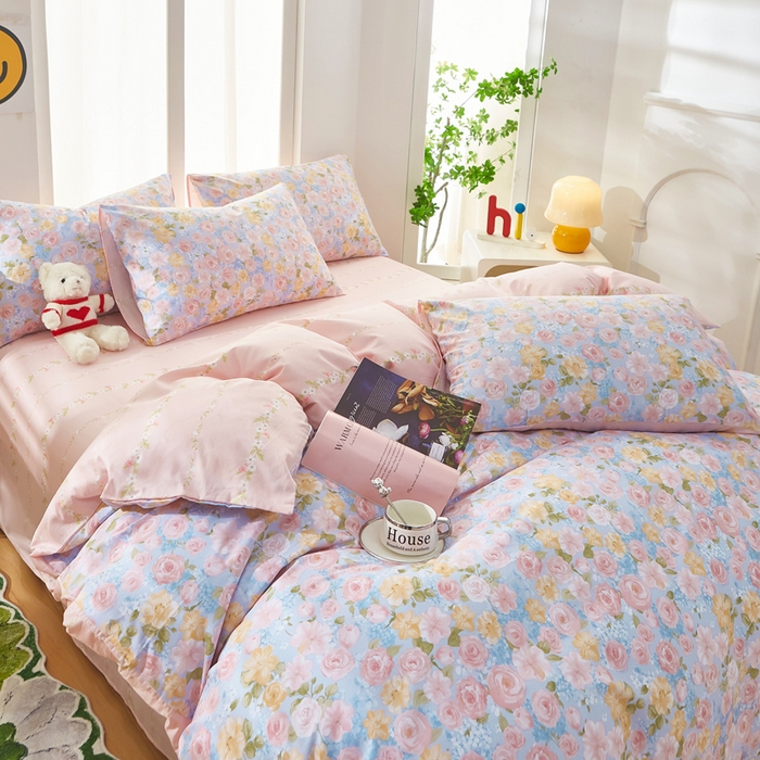 91家纺网 家纺一手货源 找家纺 黛妮雅 2026新款全棉印花床单款四件套（送买家秀）曼塔香