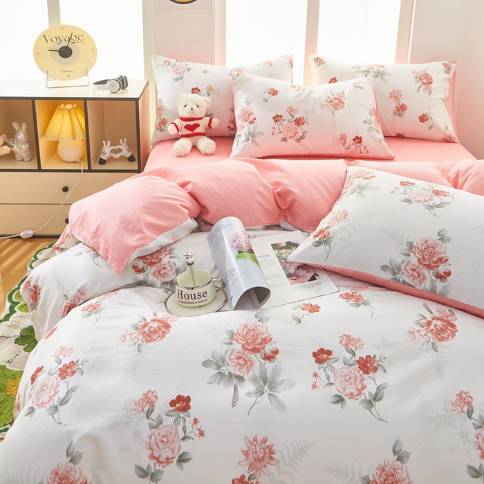 91家纺网 家纺一手货源 找家纺 黛妮雅 2026新款全棉印花床单款四件套（送买家秀）芳华