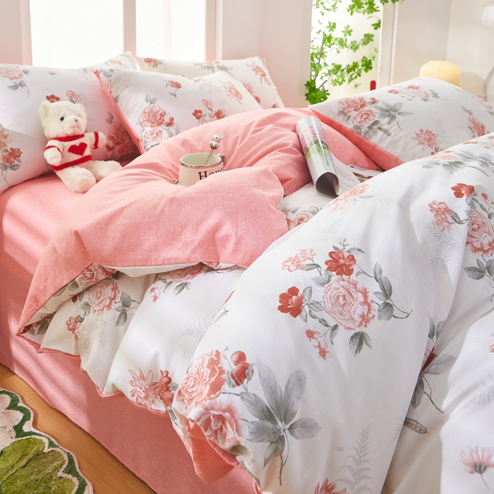 91家纺网 家纺一手货源 找家纺 黛妮雅 2026新款全棉印花床单款四件套（送买家秀）芳华
