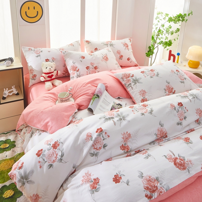 91家纺网 家纺一手货源 找家纺 黛妮雅 2026新款全棉印花床单款四件套（送买家秀）芳华