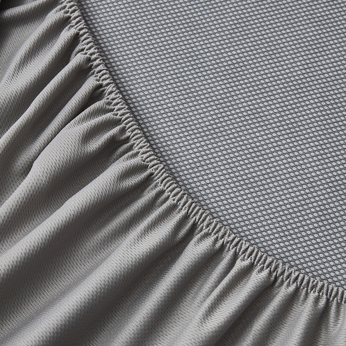 91家纺网 家纺一手货源 找家纺 库里梦家纺 2026新款轻奢高克重复合PE高分子凉席床笠三件套-简卉 简卉-绿色床笠款