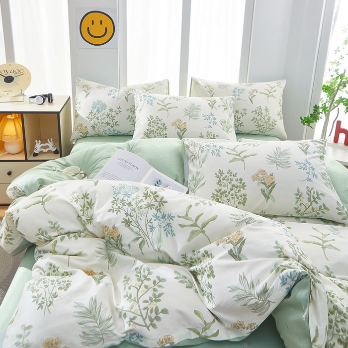 91家纺网 家纺一手货源 找家纺 黛妮雅 2026新款全棉印花床单款四件套（送买家秀）恋薇时节