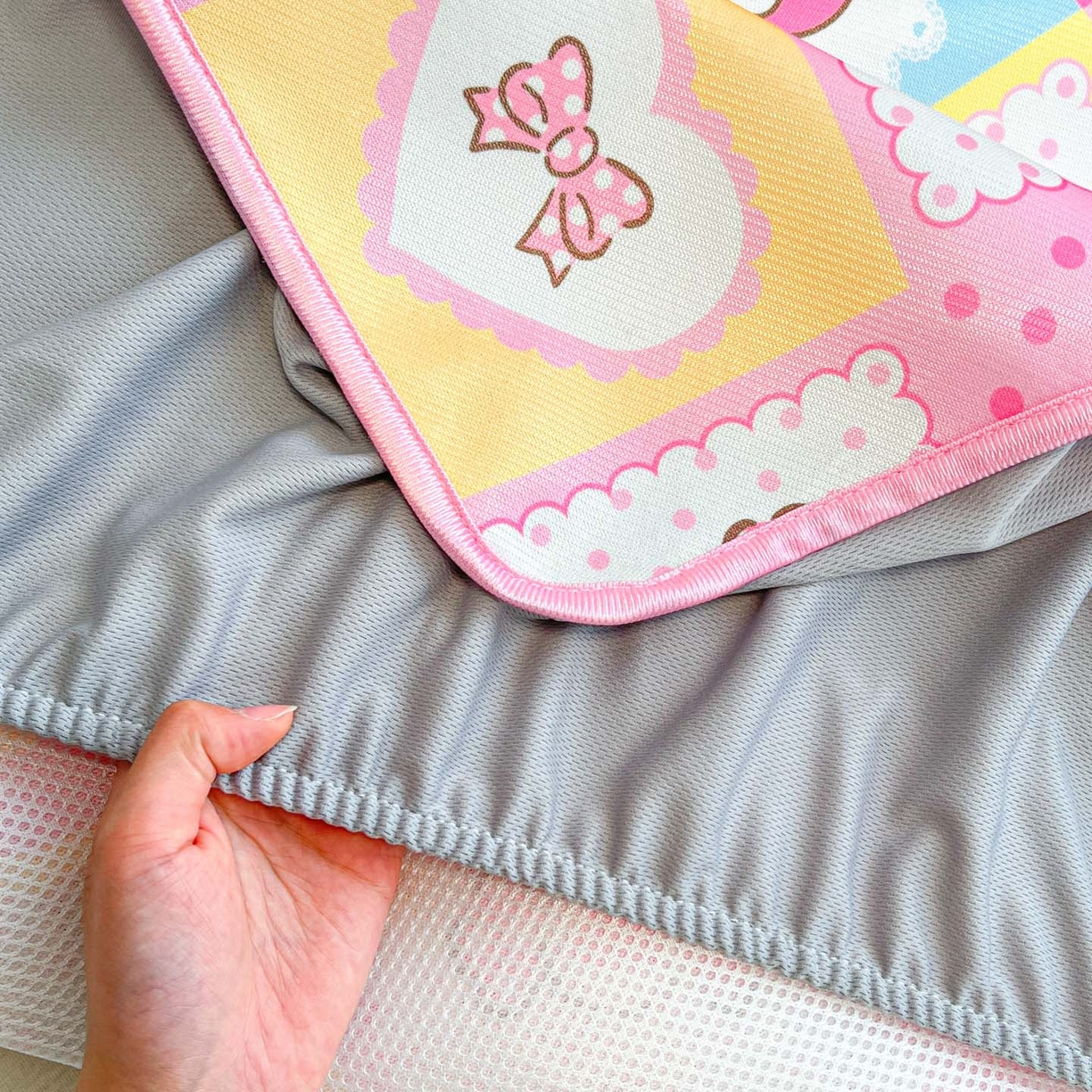 91家纺网 家纺一手货源 找家纺 （总）暮思家居 2026新款三丽鸥正版授权数码印花A类可机洗1200D冰丝凉席三件套床笠款系列