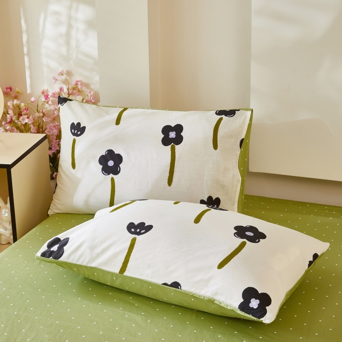 91家纺网 家纺一手货源 找家纺 黛妮雅 2026新款全棉印花床单款四件套（送买家秀）欢颜