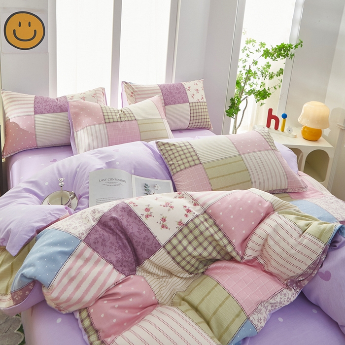 91家纺网 家纺一手货源 找家纺 黛妮雅 2026新款全棉印花床单款四件套（送买家秀）法式田园