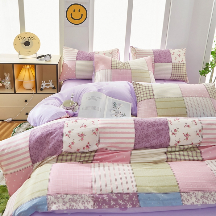 91家纺网 家纺一手货源 找家纺 黛妮雅 2026新款全棉印花床单款四件套（送买家秀）法式田园