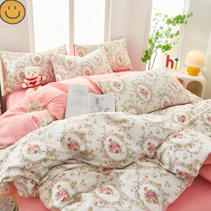 91家纺网 家纺一手货源 找家纺 黛妮雅 2026新款全棉印花床单款四件套（送买家秀）艾维斯