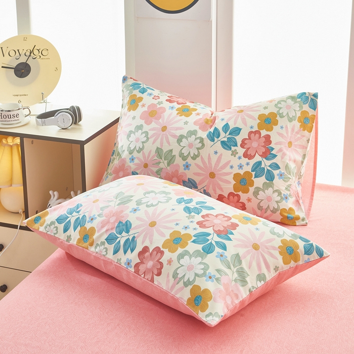 91家纺网 家纺一手货源 找家纺 黛妮雅 2026新款全棉印花床单款四件套（送买家秀）米兰春天