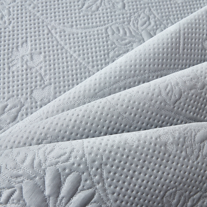 91家纺网 家纺一手货源 找家纺 库里梦家纺 2026新款轻奢高克重复合PE高分子凉席床笠三件套-素瑾 素瑾-灰色床笠款