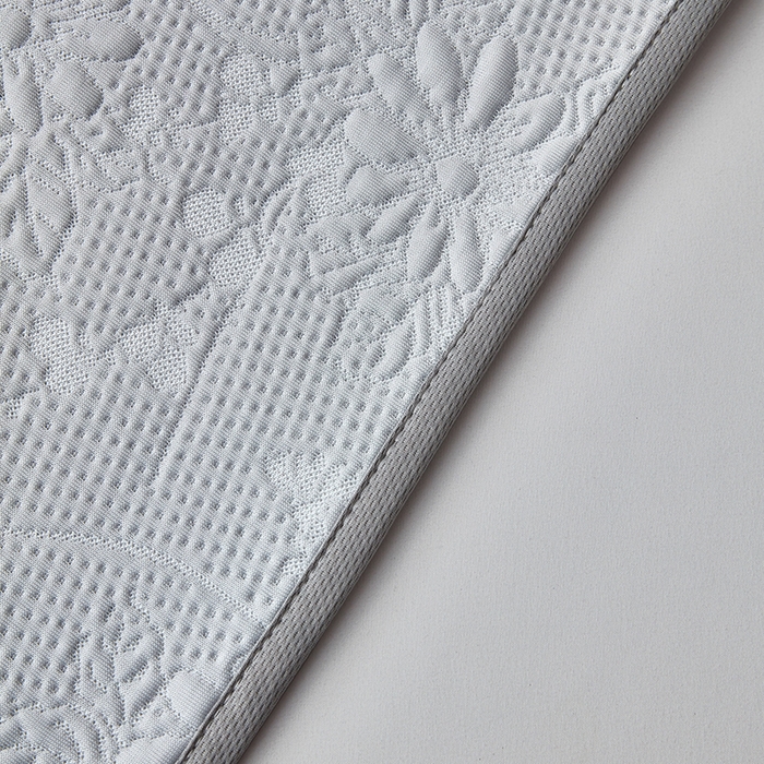 91家纺网 家纺一手货源 找家纺 库里梦家纺 2026新款轻奢高克重复合PE高分子凉席床笠三件套-素瑾 素瑾-灰色床笠款