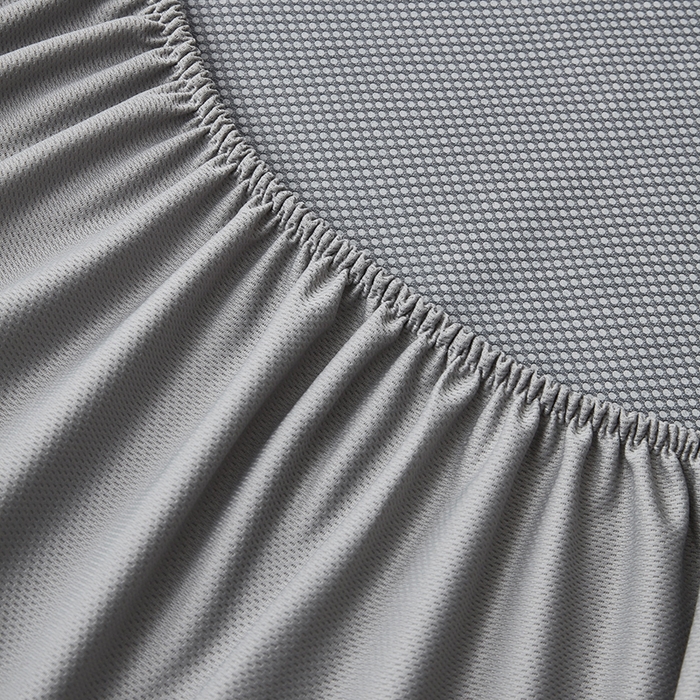 91家纺网 家纺一手货源 找家纺 库里梦家纺 2026新款轻奢高克重复合PE高分子凉席床笠三件套-素瑾 素瑾-蓝色床笠款