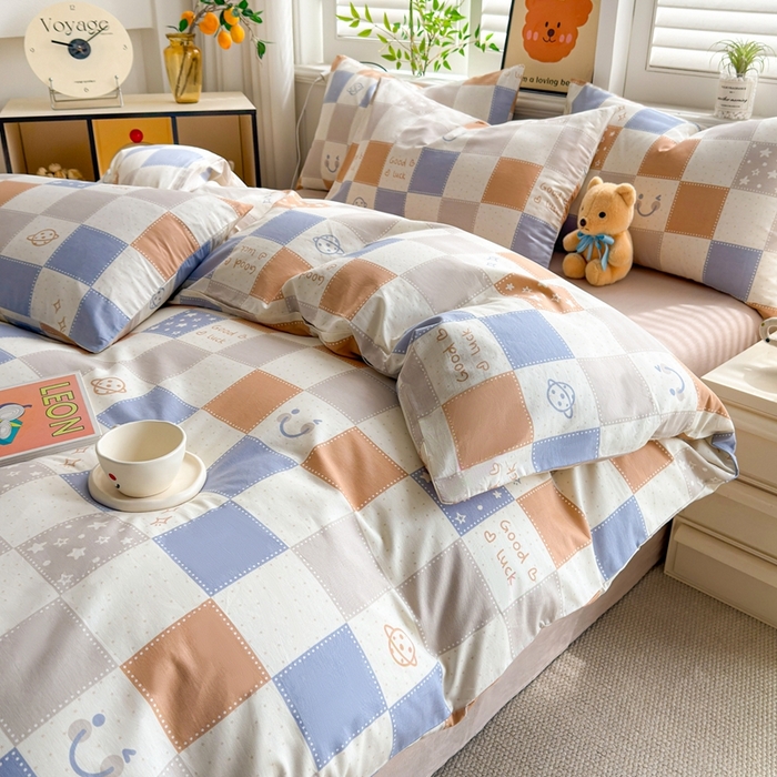 91家纺网 家纺一手货源 找家纺 黛妮雅 2026新款全棉印花床单款四件套（送买家秀）奇幻星球