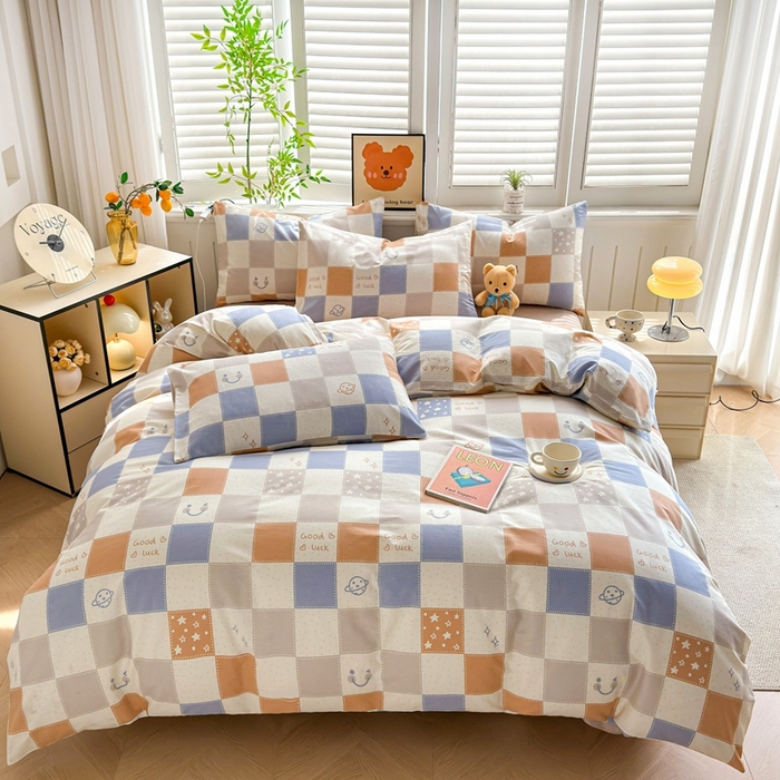 91家纺网 家纺一手货源 找家纺 黛妮雅 2026新款全棉印花床单款四件套（送买家秀）奇幻星球