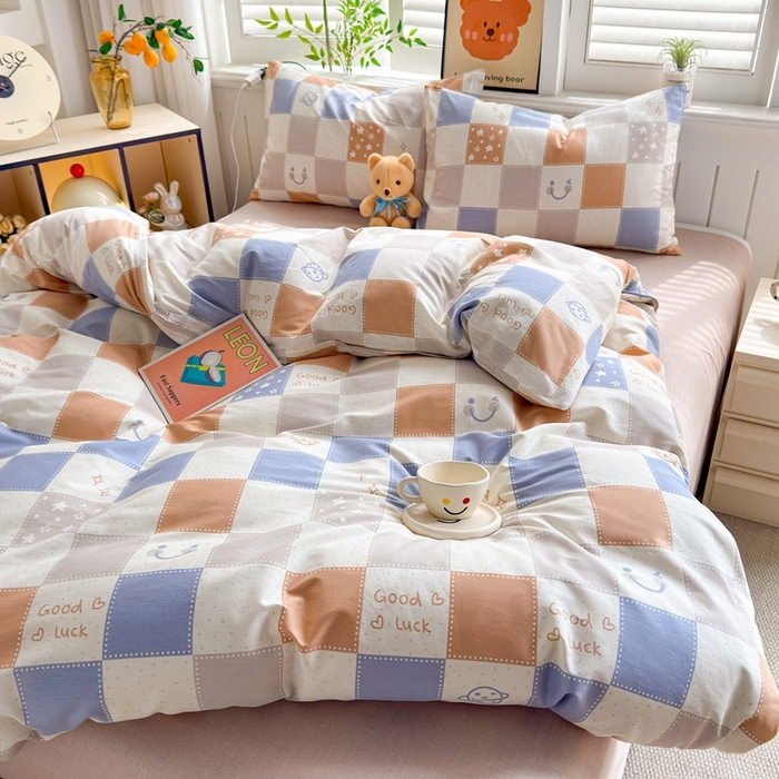 91家纺网 家纺一手货源 找家纺 黛妮雅 2026新款全棉印花床单款四件套（送买家秀）奇幻星球