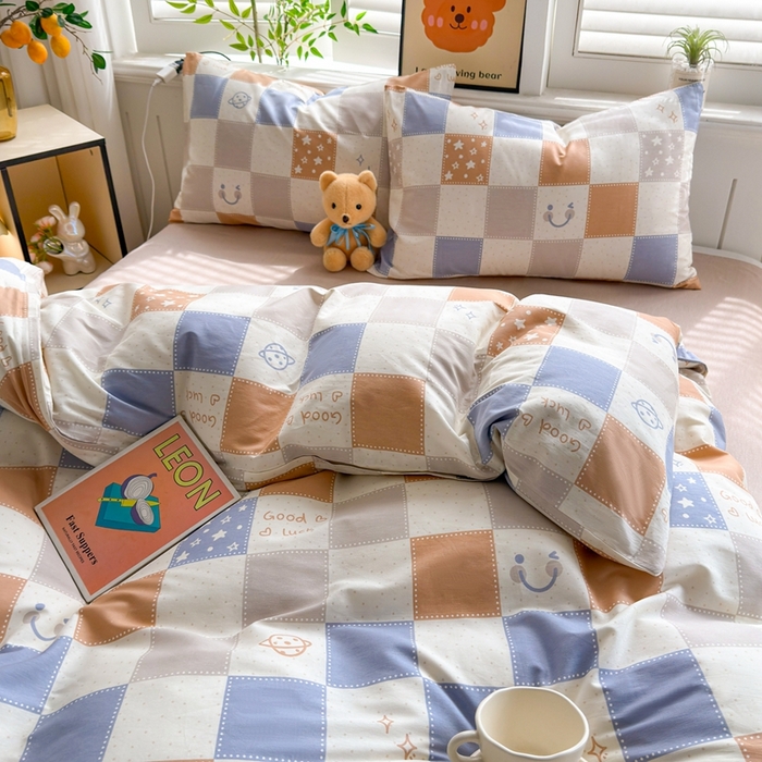 91家纺网 家纺一手货源 找家纺 黛妮雅 2026新款全棉印花床单款四件套（送买家秀）奇幻星球