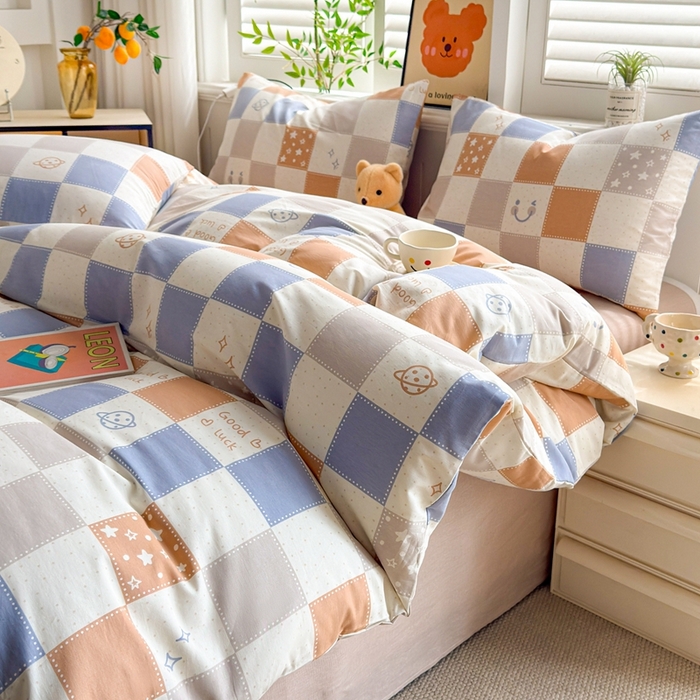 91家纺网 家纺一手货源 找家纺 黛妮雅 2026新款全棉印花床单款四件套（送买家秀）奇幻星球