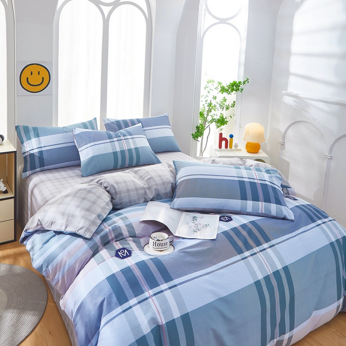 91家纺网 家纺一手货源 找家纺 黛妮雅 2026新款全棉印花床单款四件套（送买家秀）自由品格