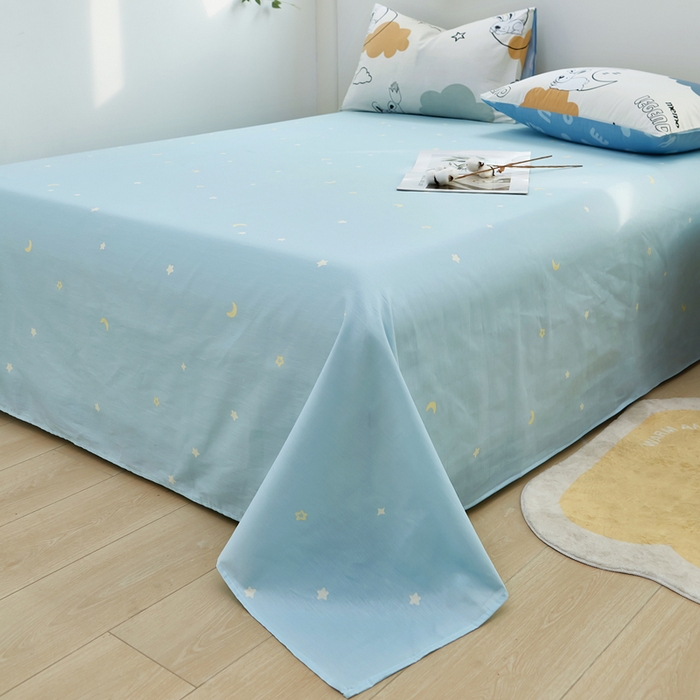 91家纺网 家纺一手货源 找家纺 黛妮雅 2026新款全棉印花床单款四件套（送买家秀）铃兰兔