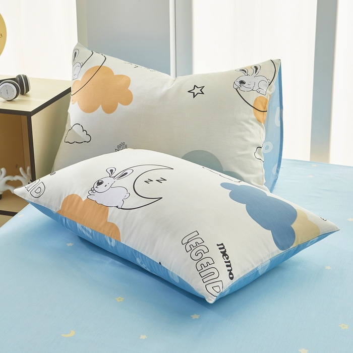 91家纺网 家纺一手货源 找家纺 黛妮雅 2026新款全棉印花床单款四件套（送买家秀）铃兰兔