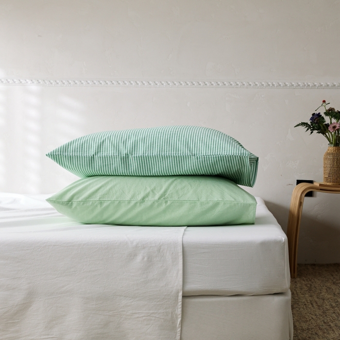 91家纺网 家纺一手货源 找家纺 棉眠 2026新款调色盘水洗棉混搭单品系列-单床单 白