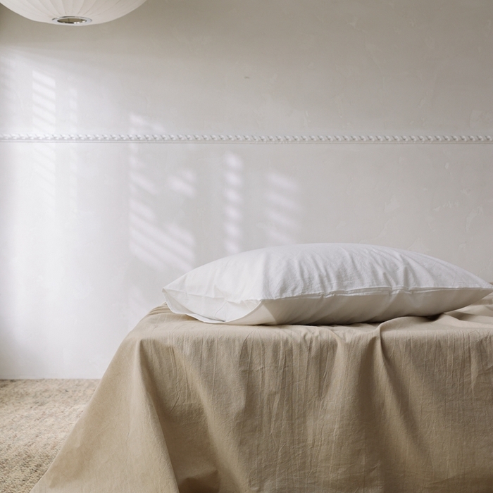 棉眠 2026新款调色盘水洗棉混搭单品系列-单床单 卡其