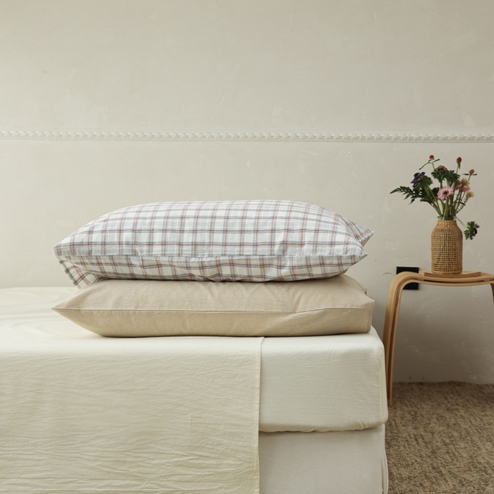 91家纺网 家纺一手货源 找家纺 棉眠 2026新款调色盘水洗棉混搭单品系列-单床单 浅米黄