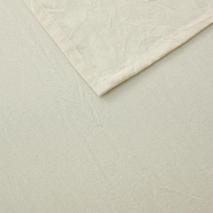 91家纺网 家纺一手货源 找家纺 棉眠 2026新款调色盘水洗棉混搭单品系列-单床单 浅米黄