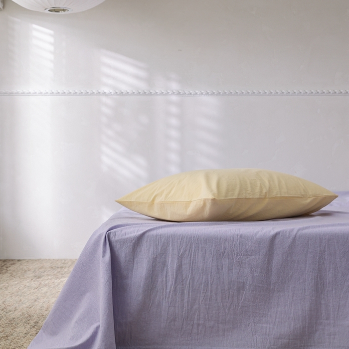 棉眠 2026新款调色盘水洗棉混搭单品系列-单床单 糖果紫