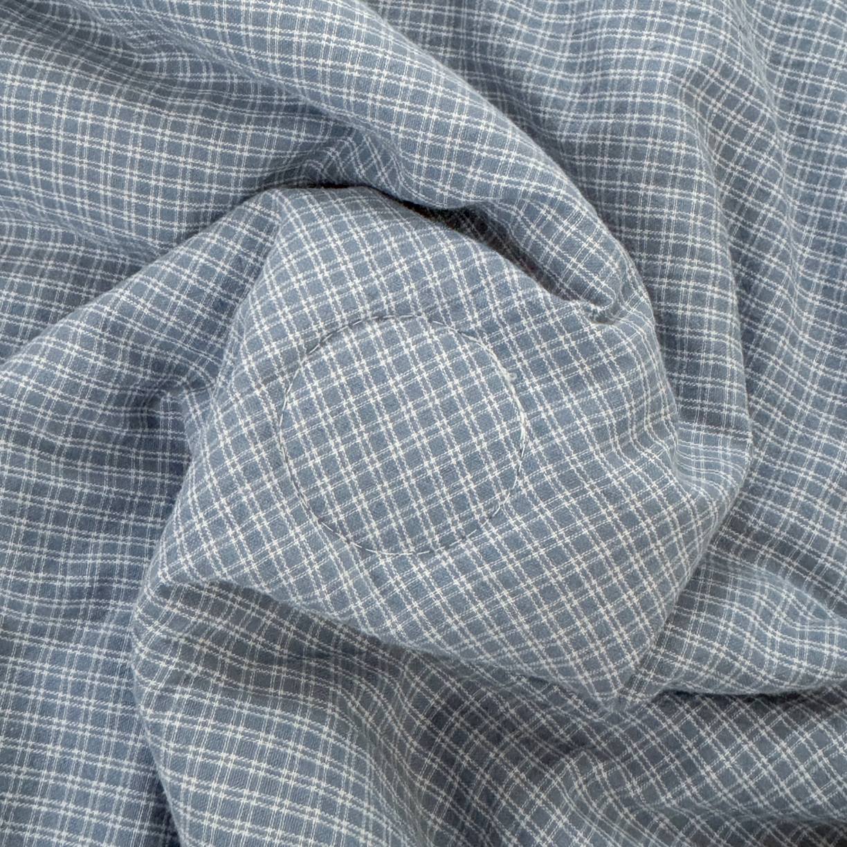 91家纺网 家纺一手货源 找家纺 雯雨家纺 2026新款A类全棉色织里外全棉夏被 安格尔浅蓝