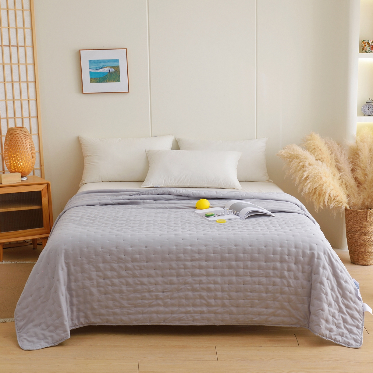 91家纺网 家纺一手货源 找家纺 （总）美丽折家纺 2026新款A类水洗棉夏被