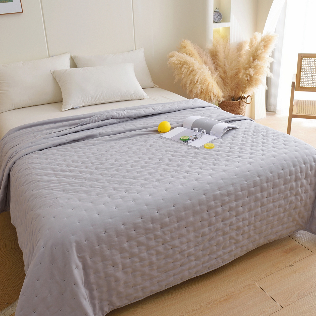 91家纺网 家纺一手货源 找家纺 （总）美丽折家纺 2026新款A类水洗棉夏被