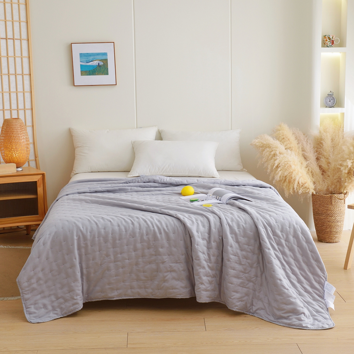 91家纺网 家纺一手货源 找家纺 （总）美丽折家纺 2026新款A类水洗棉夏被