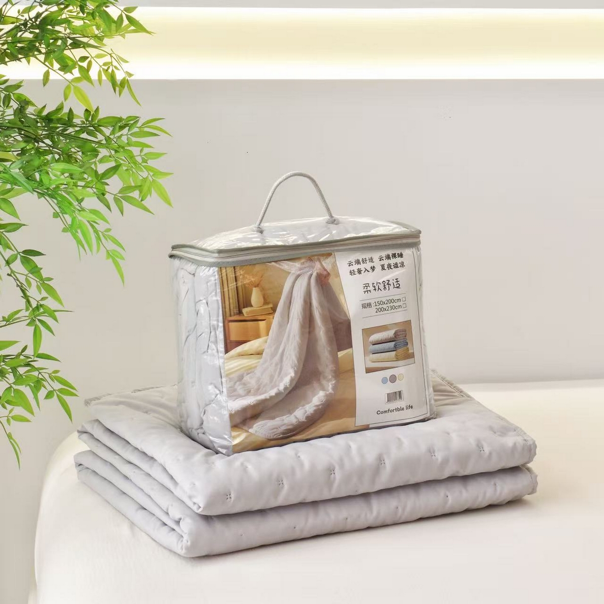 91家纺网 家纺一手货源 找家纺 美丽折家纺 2026新款欧盟乳胶枕 德绒款40*60cm