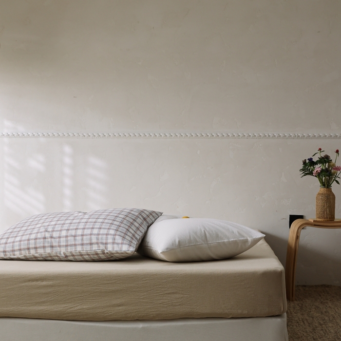 91家纺网 家纺一手货源 找家纺 棉眠 2026新款调色盘水洗棉混搭单品系列-单床笠 卡其