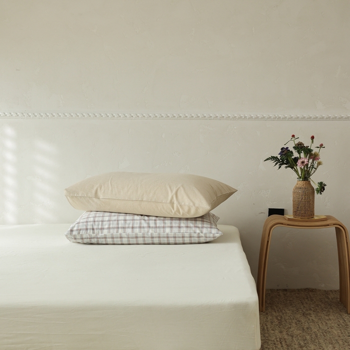 91家纺网 家纺一手货源 找家纺 棉眠 2026新款调色盘水洗棉混搭单品系列-单床笠 浅米黄