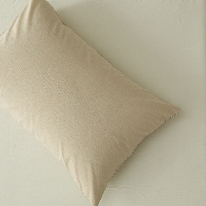 91家纺网 家纺一手货源 找家纺 （总）棉眠 2026新款调色盘水洗棉混搭单品系列-单枕套