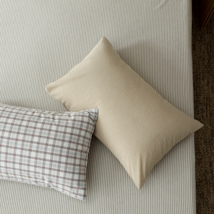 91家纺网 家纺一手货源 找家纺 （总）棉眠 2026新款调色盘水洗棉混搭单品系列-单枕套