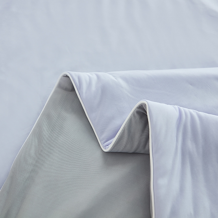 91家纺网 家纺一手货源 找家纺 美丽折家纺 2026新款A类氨纶凉感天丝夏被子被芯冰激凌夏被西瓜凉感丝 丁香紫