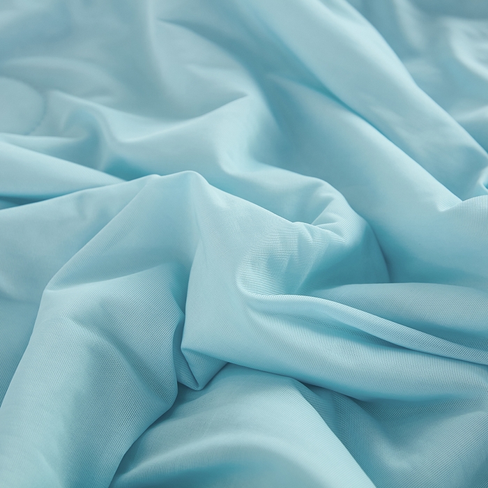 91家纺网 家纺一手货源 找家纺 美丽折家纺 2026新款A类氨纶凉感天丝夏被子被芯冰激凌夏被西瓜凉感丝 极光蓝