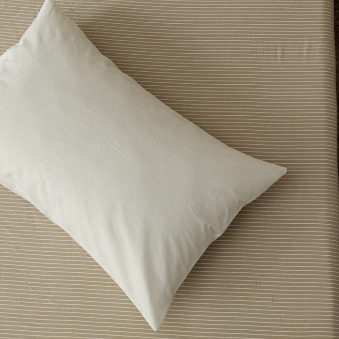 91家纺网 家纺一手货源 找家纺 棉眠 2026新款调色盘水洗棉混搭单品系列-单枕套 浅米黄