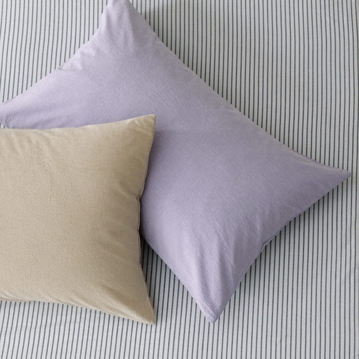 91家纺网 家纺一手货源 找家纺 棉眠 2026新款调色盘水洗棉混搭单品系列-单枕套 糖果紫