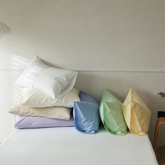 91家纺网 家纺一手货源 找家纺 棉眠 2026新款调色盘水洗棉混搭单品系列-单枕套 组合图