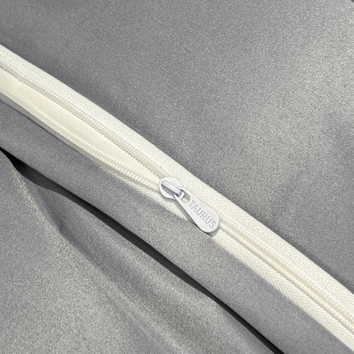 91家纺网 家纺一手货源 找家纺 金牛座家纺 2026新款亮丝细斜纹贡缎提花重工刺绣四件套床盖四件套-醉蝶 醉蝶-高级灰