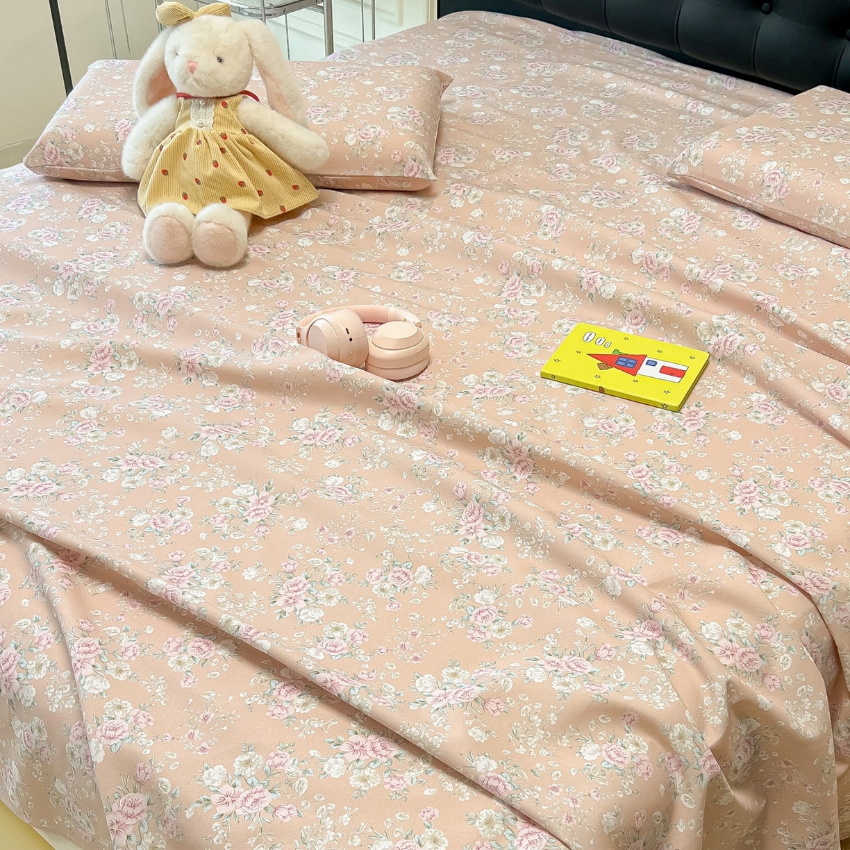 91家纺网 家纺一手货源 找家纺 韩巢家纺 2026新款老粗布床单凉席席子床单单件 爱如星辰【老粗布】