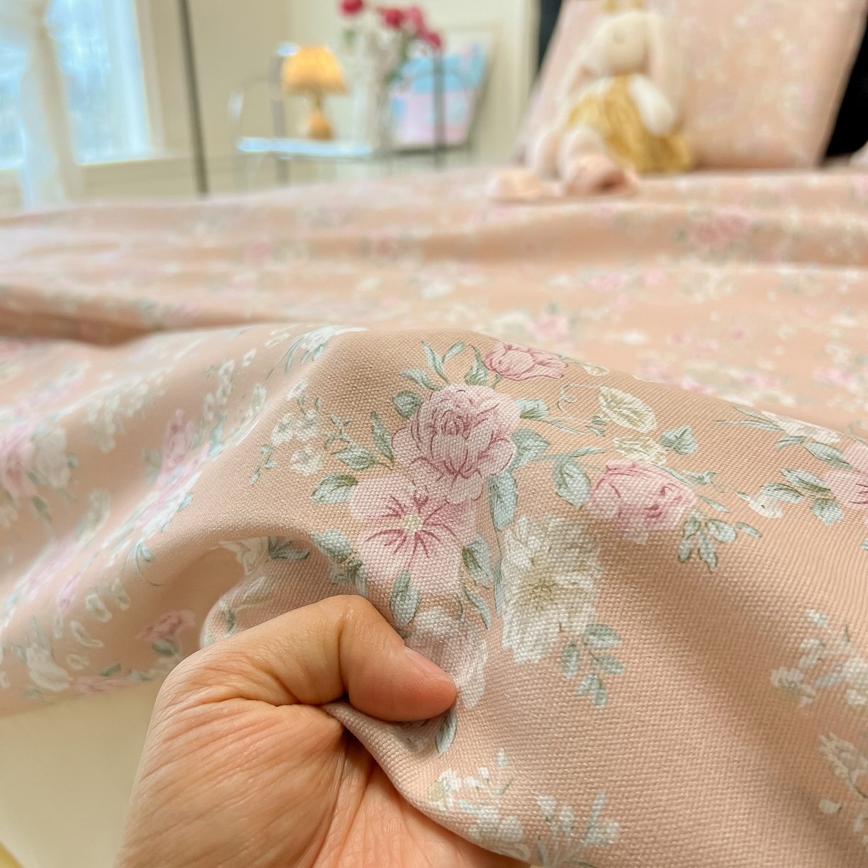 91家纺网 家纺一手货源 找家纺 韩巢家纺 2026新款老粗布床单凉席席子床单单件 爱如星辰【老粗布】